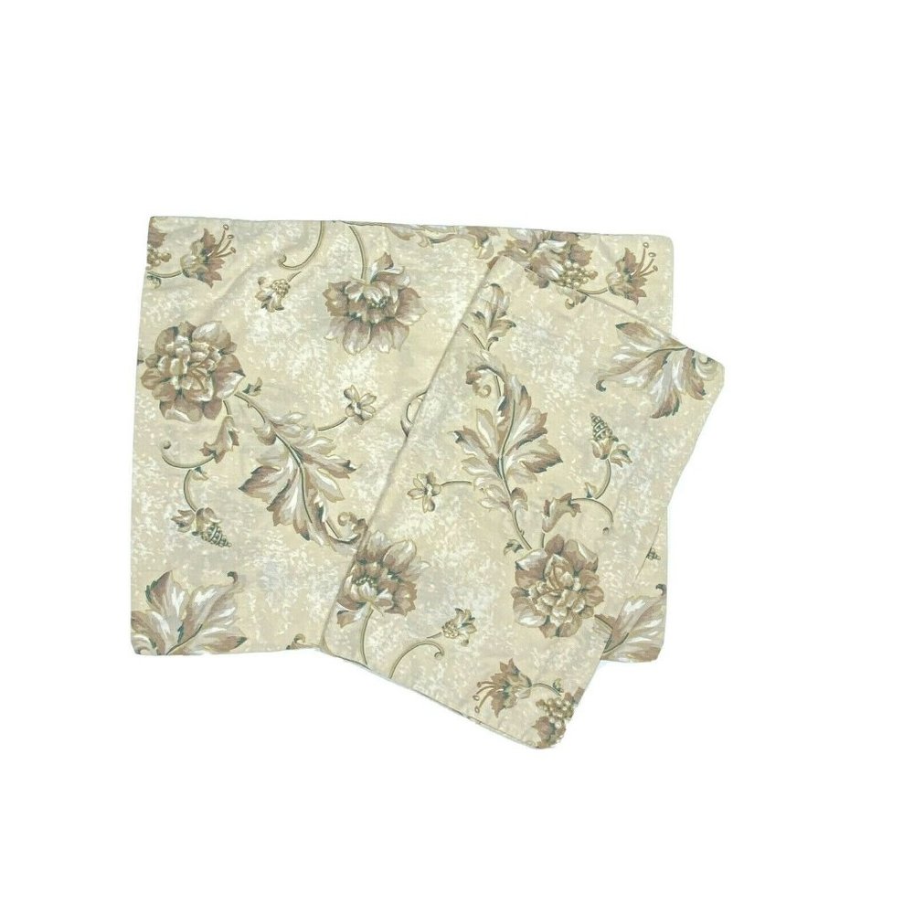 Vintage 1980s Luxury Shams Pillowcases by Springs